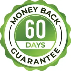 Lungora 60 day money back guarantee seal